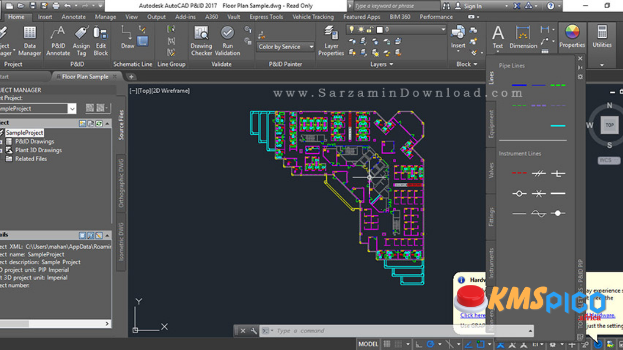 Autodesk AutoCAD P&ID 2017 SP1 Free Download