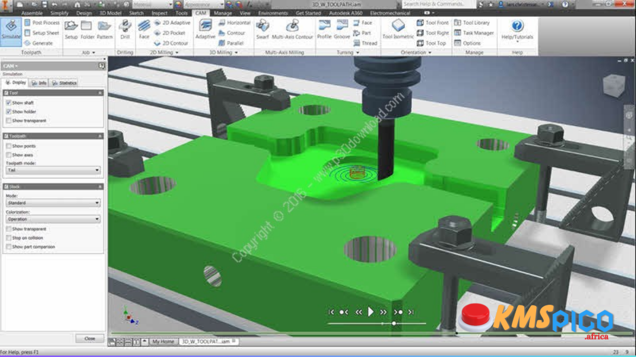 Autodesk Inventor HSM Ult 2019.3.1 PC Free Download