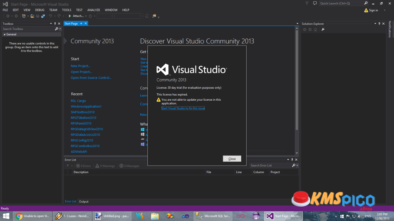 Microsoft Visual Studio 2013 Community Update 4 Free Download