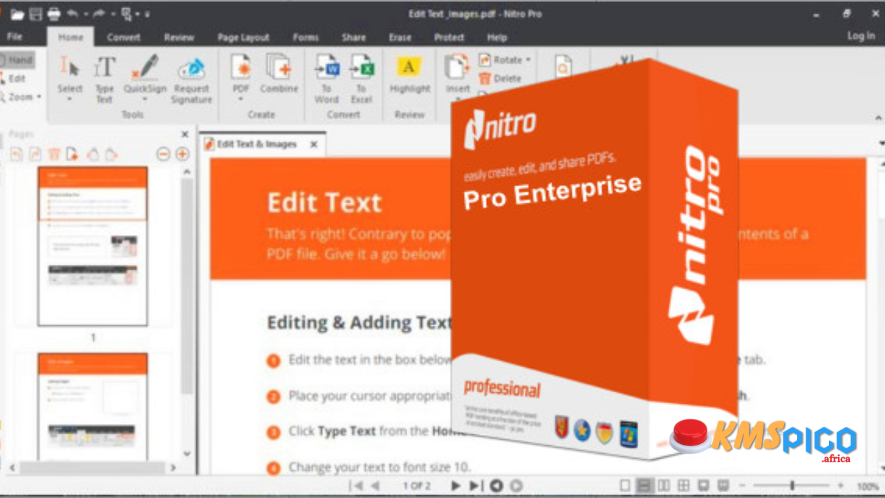 Nitro Pro v14.19.1.29 (64Bit) pc Free Download