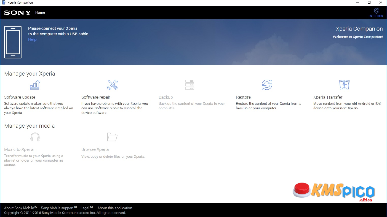 Xperia Companion PC Free Download
