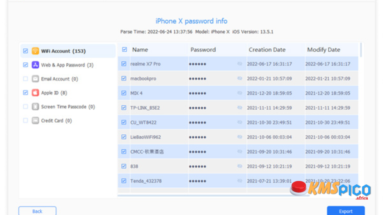 imyPass iPhone Password Manager v1.0.8 Free Download