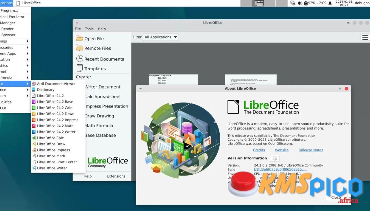 LibreOffice V24.2.2 (32Bit) Free Download