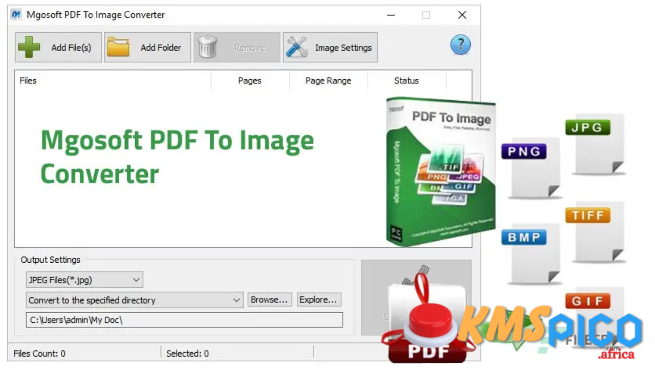 Mgosoft PDF To Image Converter