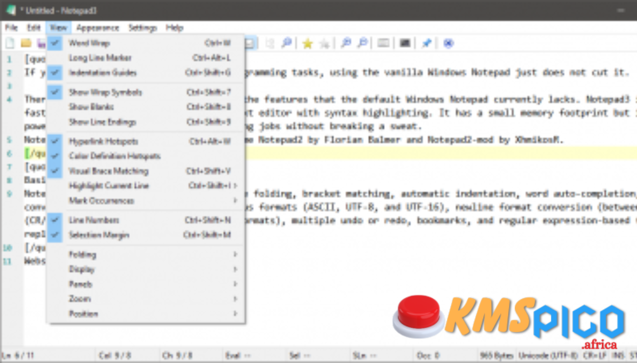 Notepad3 v5.21.90 PC Free Download