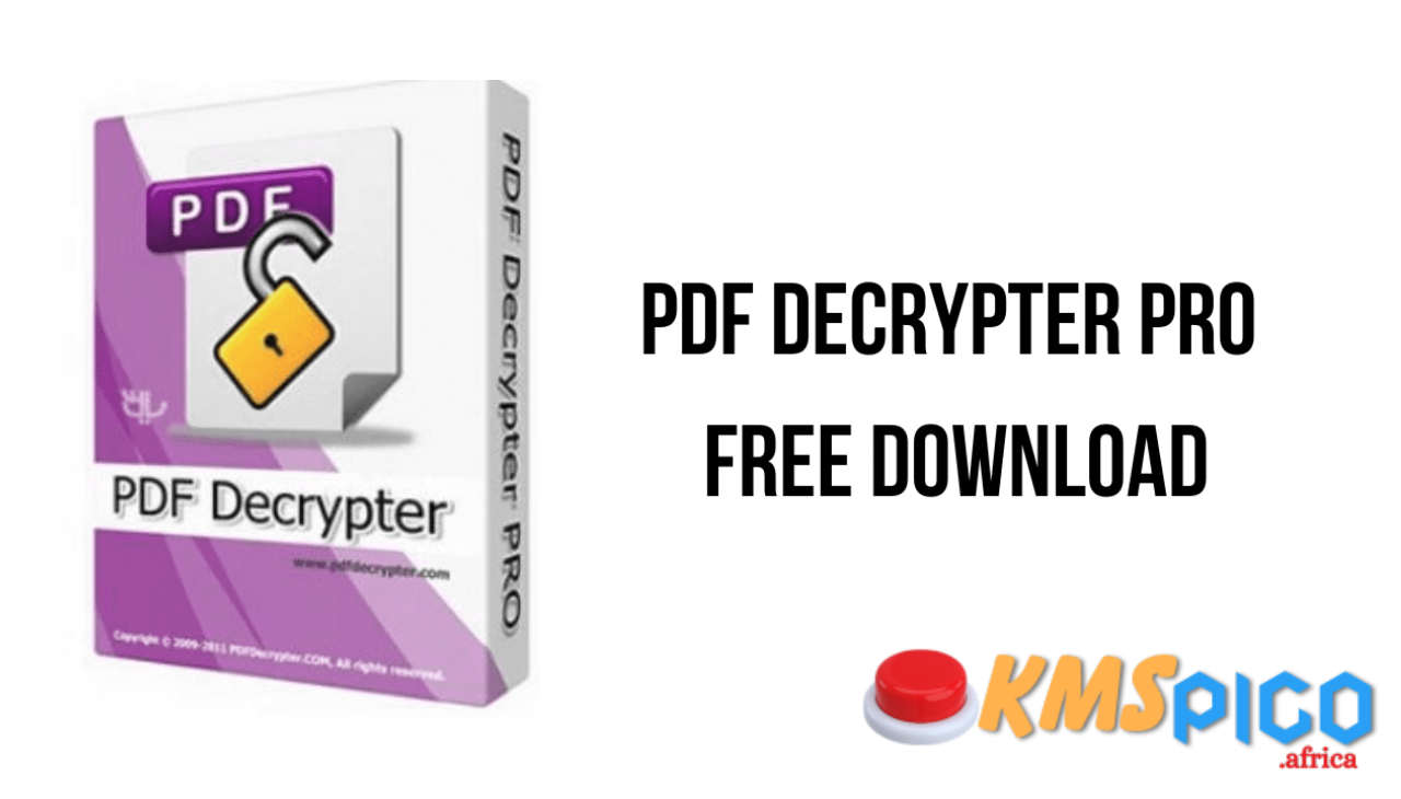 PDF Decrypter Pro