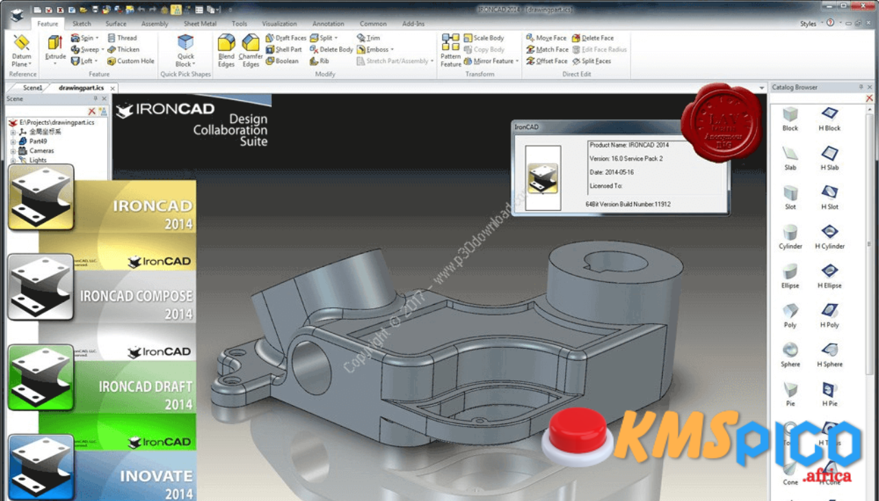 IronCAD Design Collaboration Suite 2017 Free Download